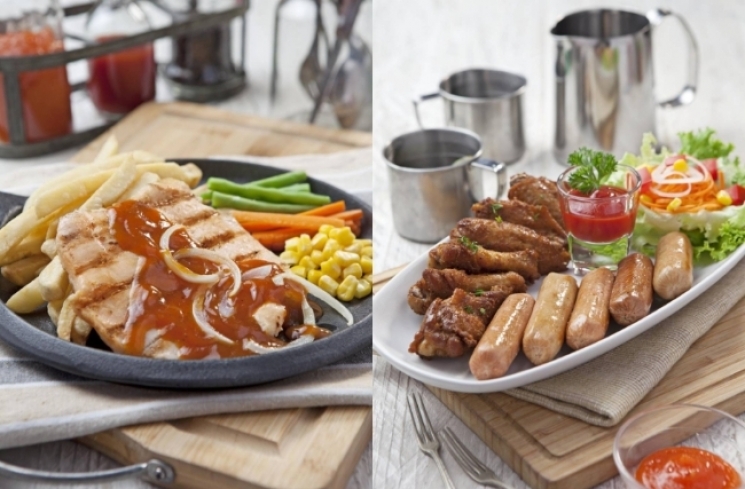 Makanan yang ada di restoran Cimory On The Valley Semarang/Instagram @cimoryotv