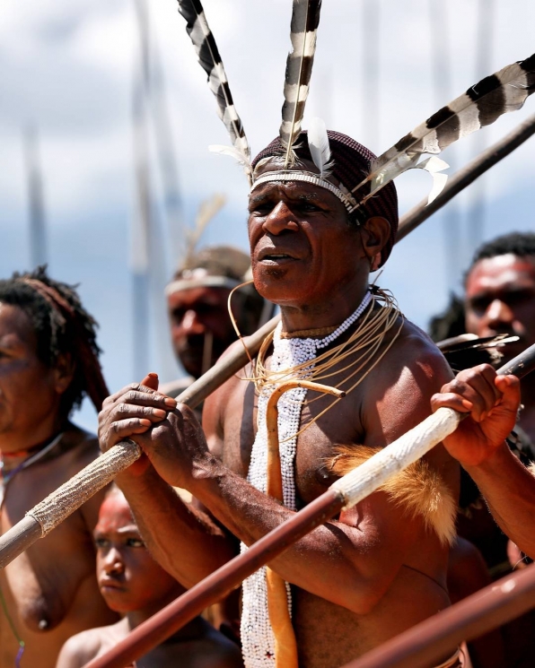 Festival Lembah Baliem di Papua/Instagram @awenks7