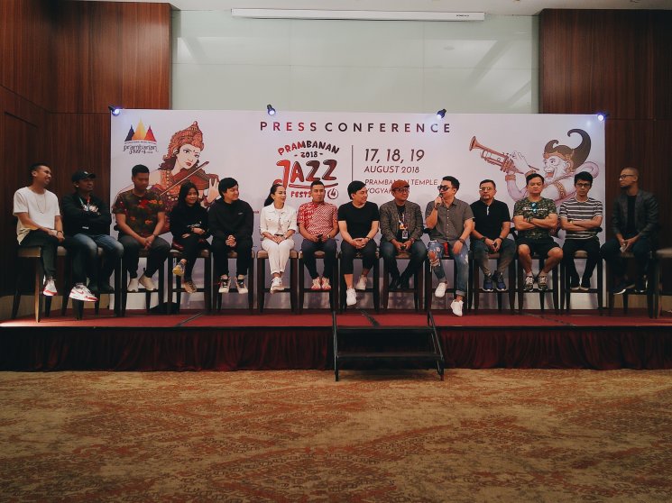 Press Conference Prambanan Jazz Festival 2018 dengan sederet musisi Tanah Air (Guideku.com/adit)