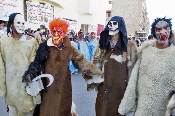 Festival Boujlod di Maroko. (Pinterest.com)