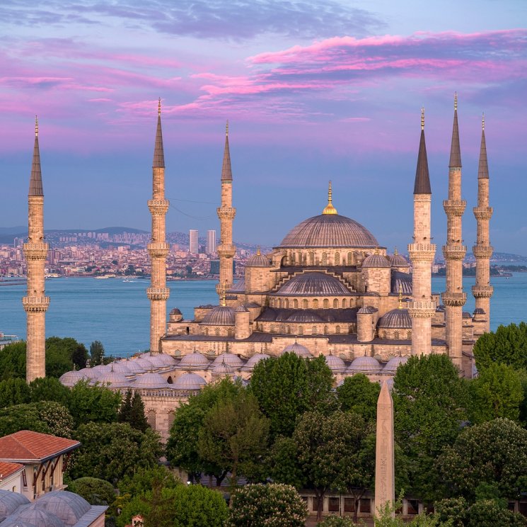 Masjid Sultan Ahmed di Turki. (Instagram/@beautiful.mosque.worldwide)