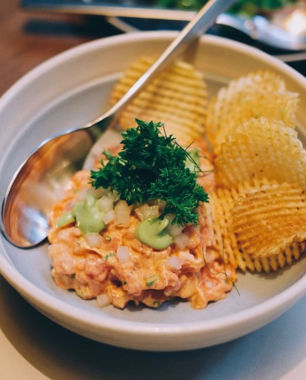 Tuna Tartare with Avocado and Pickle Daikon. (Instagram/@vongkitchen)