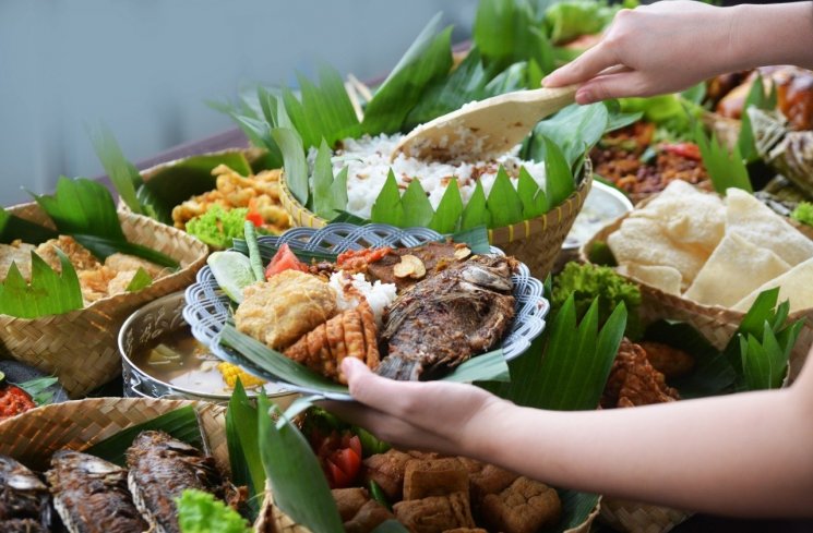 Nasi Bancakan ala Hotel Santika Premiere Bintaro. (Hotel Santika Premiere Bintaro)