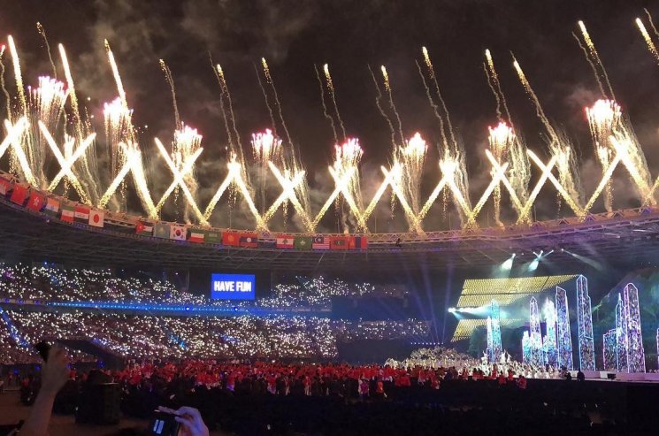 Opening Ceremony Asian Games 2018. (Instagram/@silkysutra)