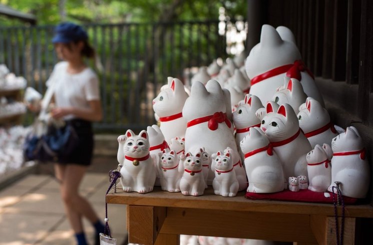 Kuil Gotokuji, Tempat Lahir Maneki-Neko (instagram.com/straits_times)