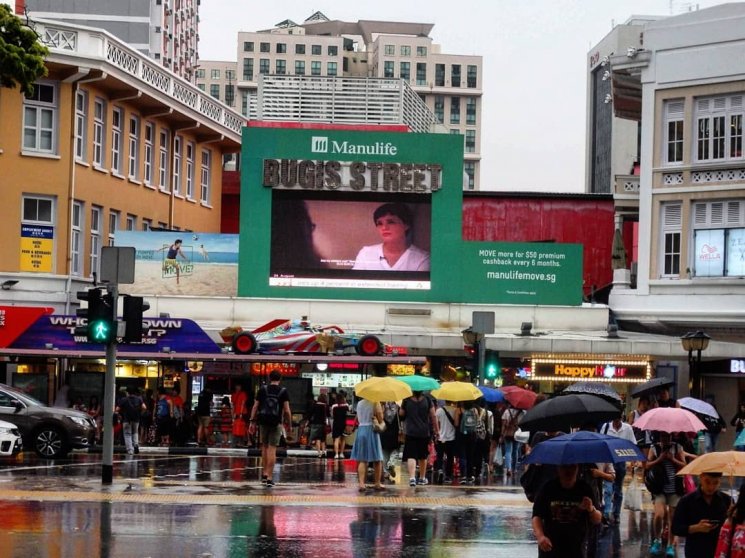 Bugis Street di Singapura. (Instagram/@fadilarsta)