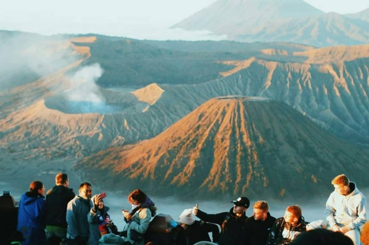 Gunung Bromo di Indonesia. (Instagram/@wisatagunungbromo)