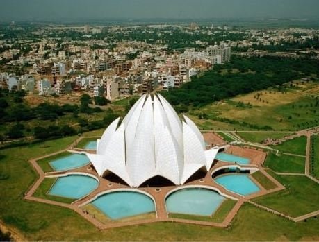 Kuil Lotus Bahá'í (Pinterest)