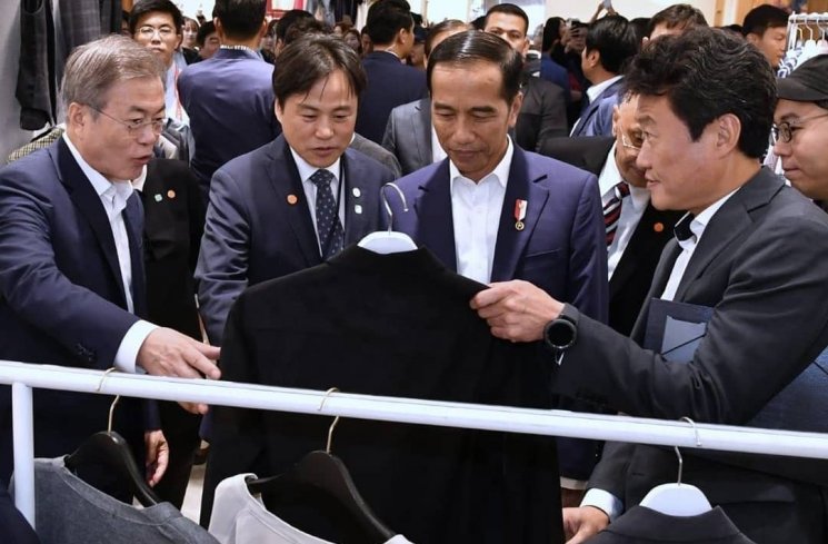 Kawasan Dongdaemun di Seoul (instagram.com/jokowi)