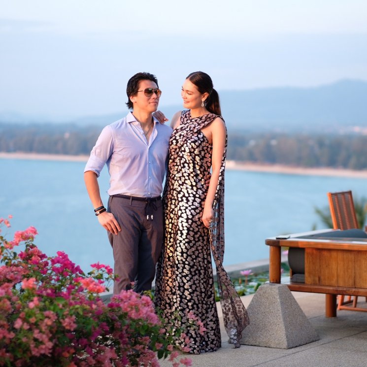 Potret liburan Luna Maya dan Reino Barack. (Instagram/@lunamaya)