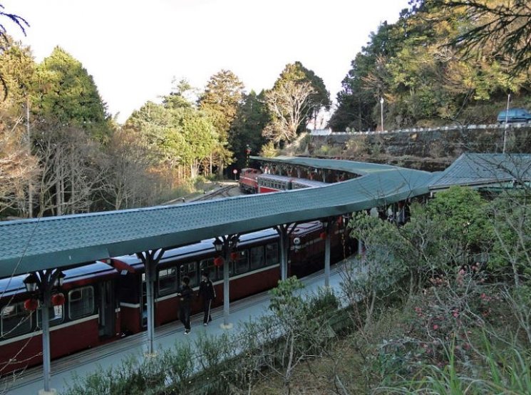 Kereta Api di Alisan Forest Railway (Wikipedia)