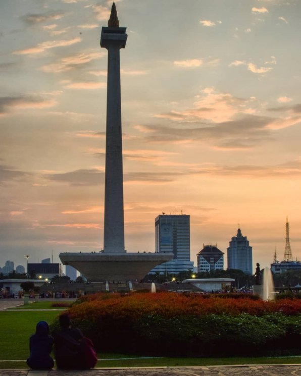 Monumen Nasional Indonesia di Jakarta. (Instagram/@fahmidwi24)