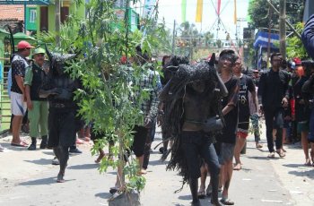 Perayaan Festival Kebo-keboan di Banyuwangi. (Instagram/@bilasfebridwiananda)