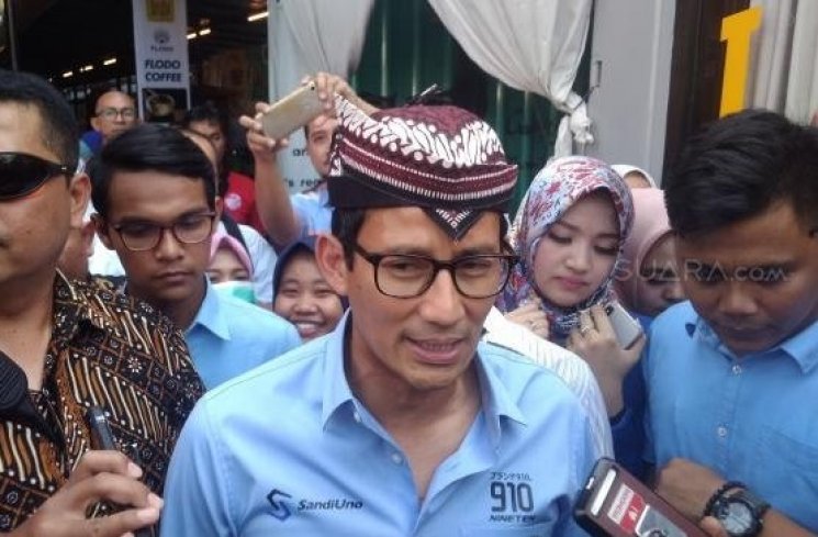 Sandiaga Uno. (Suara.com/Achmad Ali)