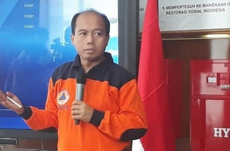 Kepala Pusat Data, Informasi, dan Hubungan Masyarakat Badan Nasional Penanggulangan Bencana (BNPB) Sutopo Purwo Nugroho. (Suara.com/Erick Tanjung)