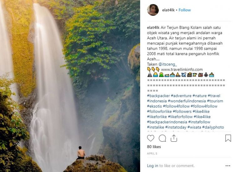 Air Terjun Blang Kolam (Instagram Itsceng)