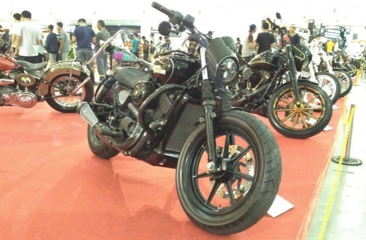 Karya yang dipamerkan di ajang Kustomfest 2018. (dokumen Mobimoto.com/Cesar Uji Tawakal)