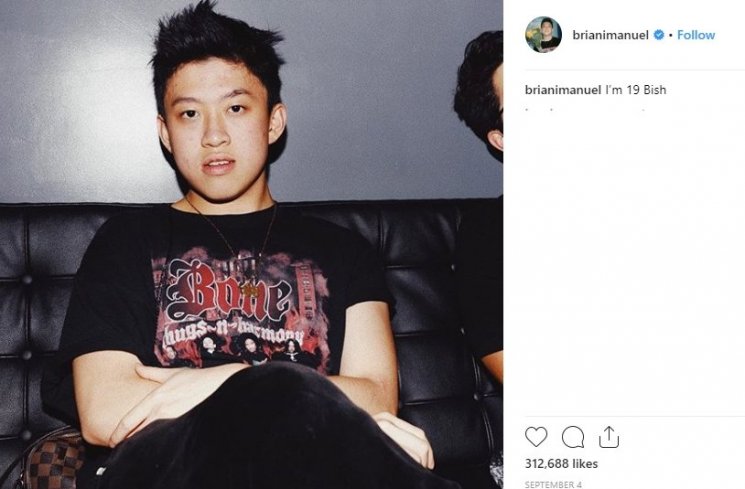 Rich Brian. (Instagram/@brianimanuel)