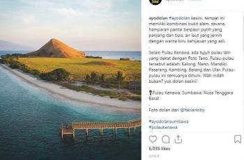 Pulau Kenawa (Instagram Fabian Kiby)