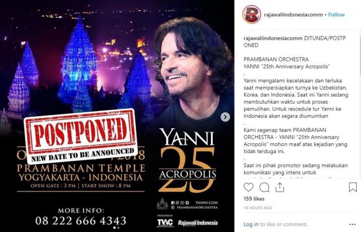 Cetak layar (Instagram Rajawali Indonesia Comm)