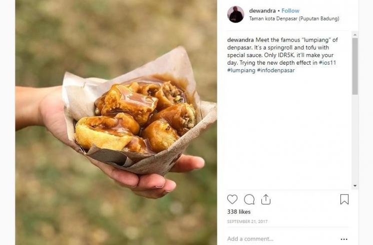 Beda Lumpia dan Lumpiang (instagram.com/dewandra)