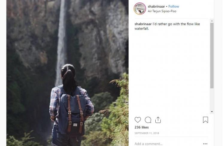 Gaya Liburan Shabrina Ayu (instagram.com/shabrinaar)