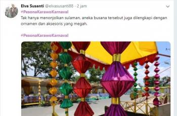 Gorontalo Karnaval Karawo 2018. (Twitter/elvasusanti88)