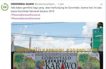 Gorontalo Karnaval Karawo 2018. (Twitter/Indonesia 24 Jam)