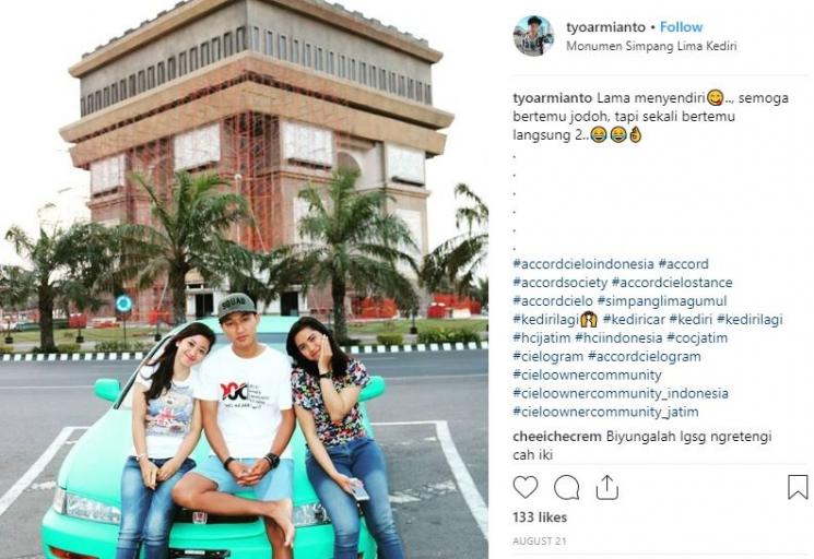 Simpang lima Gumul (Instagram Tyo Armyanto)