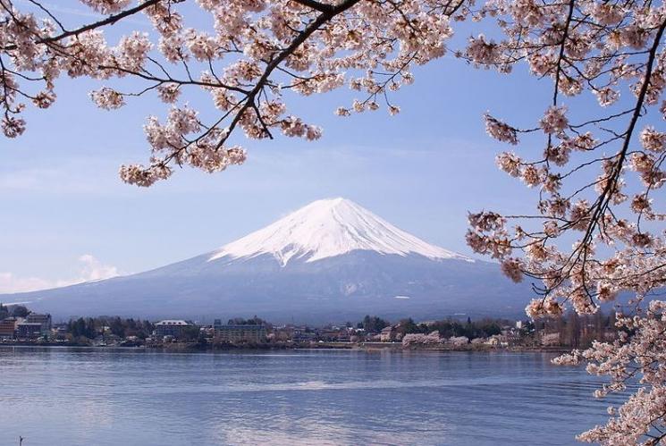 Gunung Fuji dari Danau Kawaguchiko (Wikimimedia Commons Midori)