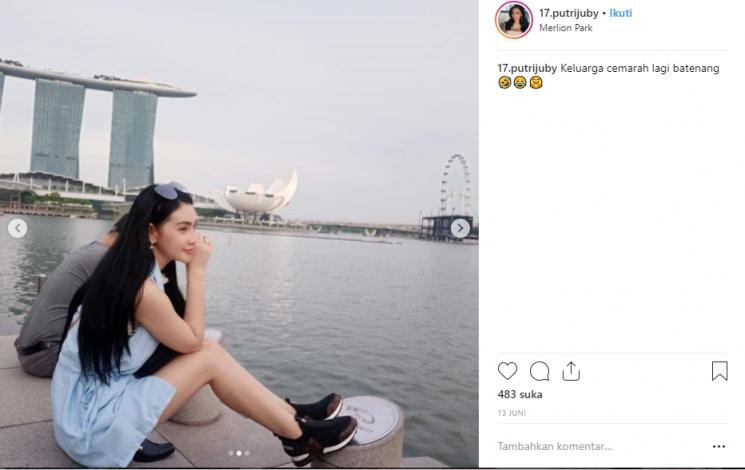 Foto Liburan Putri Juby. (Instagram/@17.putrijuby)