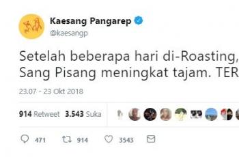 Kaesang dibully, penjualan Sang Pisang melonjak. (Twitter/@kaesangp)