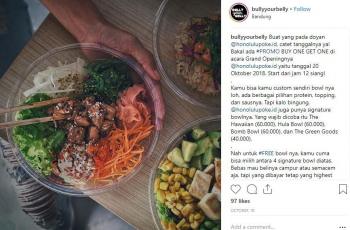 Rekomendasi Food Blogger Indonesia (instagram.com/bullyyourbelly)