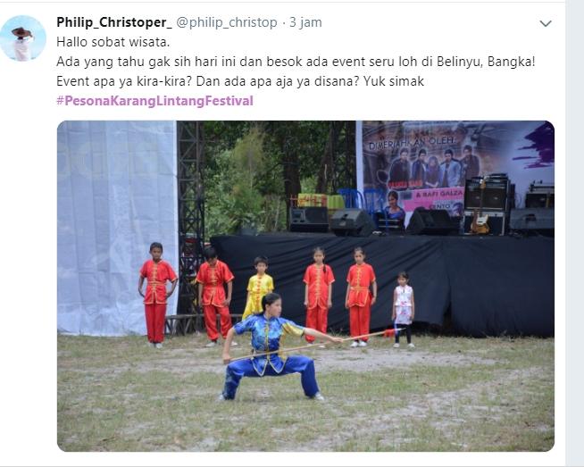 Karang Lintang Festival 2018. (Twitter/@philip_christop)