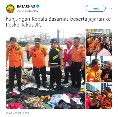 Salut, Ternyata Ini Prosedur Penyelamatan yang BASARNAS Lakukan. (Twitter/@SAR_NASIONAL)