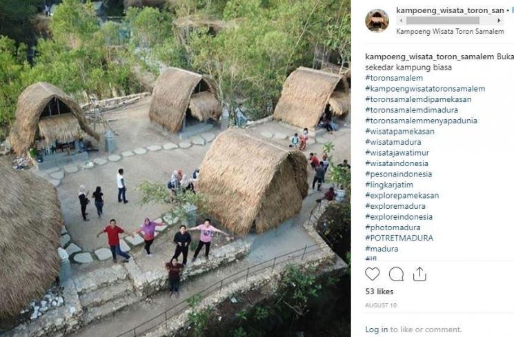 Kampung Toron Samalem (Instagram  Toron Samalem Menyapa Dunia)