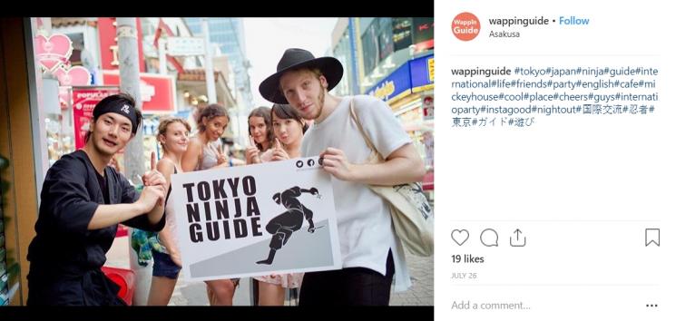 WappinGuide, sensasi wisata bersama ninja. (Instagram/@WappinGuide)