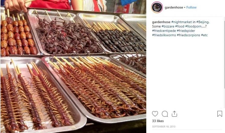 Kuliner dari Serangga (instagram.com/gardenhose)