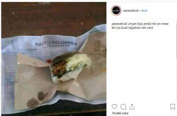Aneka bungkus gorengan kocak. (Instagram/@awreceh.id)