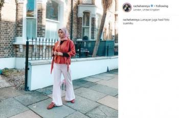 gaya liburan Rachel Vennya. (Instagram/@rachelvennya)