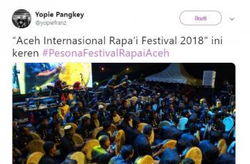 Aceh International Rapa'i Festival 2018. (Twitter/@yopiefranz)