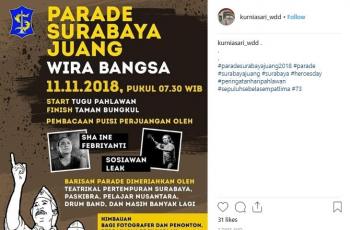 Parade Surabaya Juang 2018. (Instagram/@kurniasari_wdd)