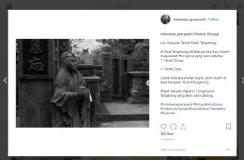 Indonesia Graveyard, Komunitas Fotografer yang Hobi Foto Kuburan. (instagram.com/indonesia_graveyard)
