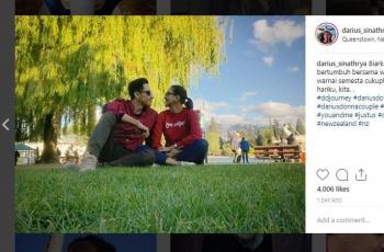 Darius Sinathrya dan Donna Agnesia di Selandia Baru (instagram.com/darius_sinathrya)