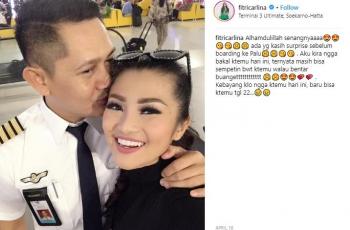 Fitri Carlina dan suami. (Instagram/@fitricarlina)