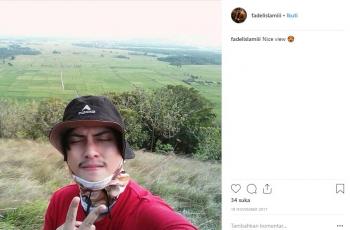 Gaya liburan Fadel Islami, pacar baru Musdalifah. (Instagram/@fadelislamiii)