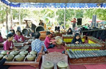 Ngayogjazz 2018 di Desa Gilangharjo. (Guideku/Arendya Nariswari)