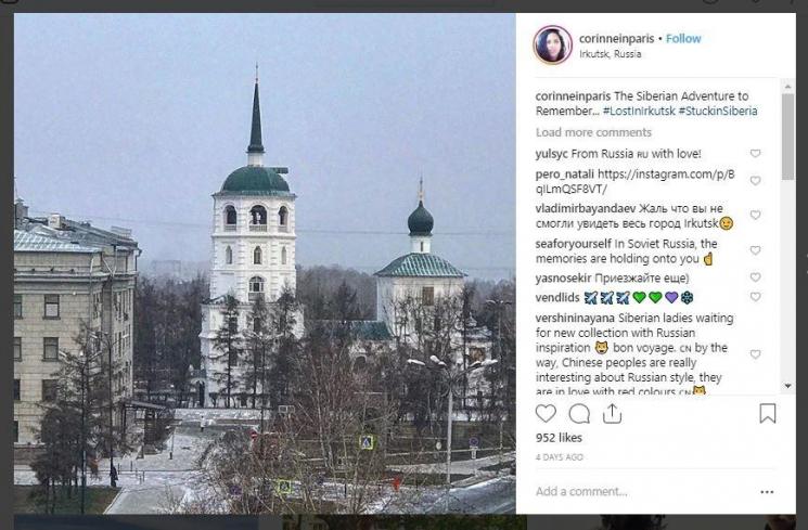 Maskapai Air France Terdampar di Siberia (instagram.com/corinneinparis)