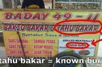 Tulisan Typo Menu Makanan, dari Bubul Cumcum sampai Milksex. (instagram.com/guyonan_humor)