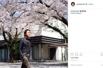 Gaya liburan Reino Barack. (Instagram/@reinobarack)